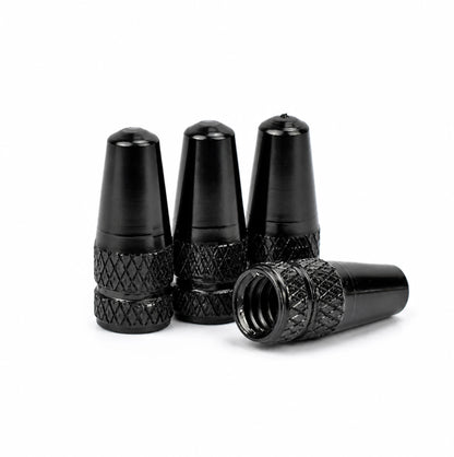 Lot de 4 bouchons de valve Presta en alliage d'aluminium