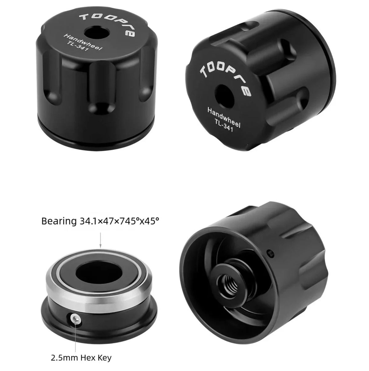 Kit de démontage de boulons de manivelle TOOPRE TL-341 – 8 mm/10 mm