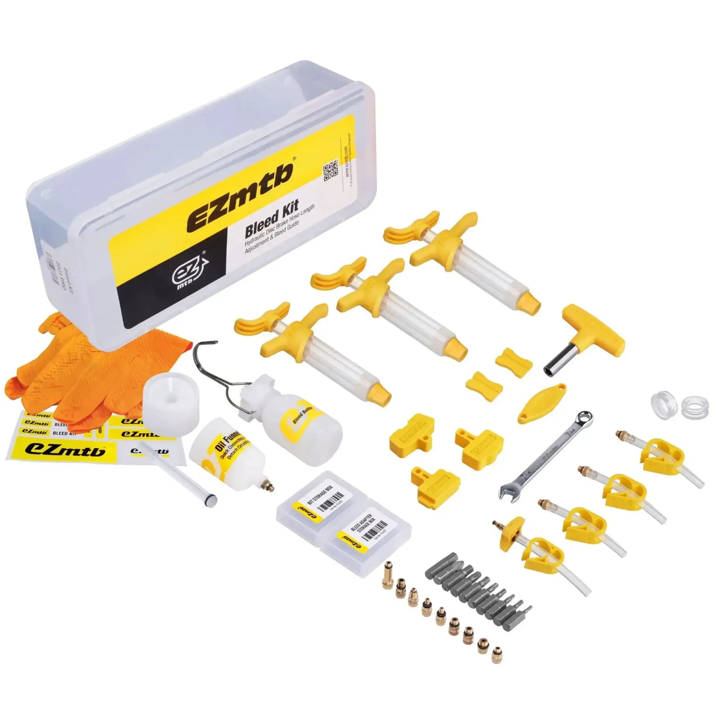 Kit de purge de freins vélo professionnel – Compatible fluides minéraux et DOT