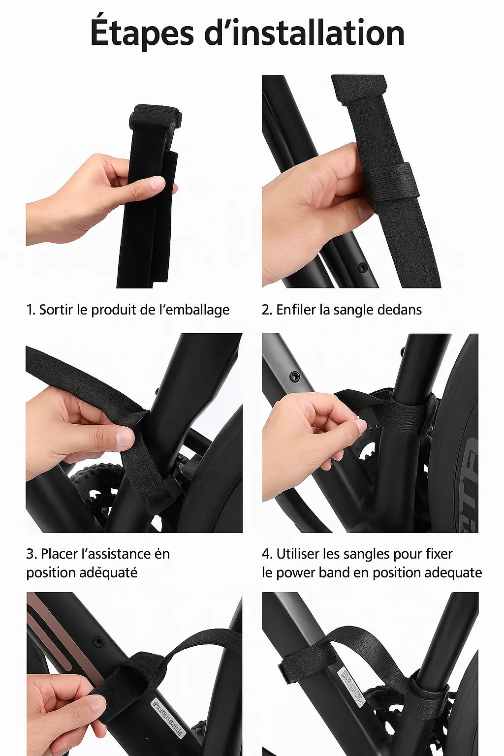 Sangle de transport pour vélo – maintien facile et pratique