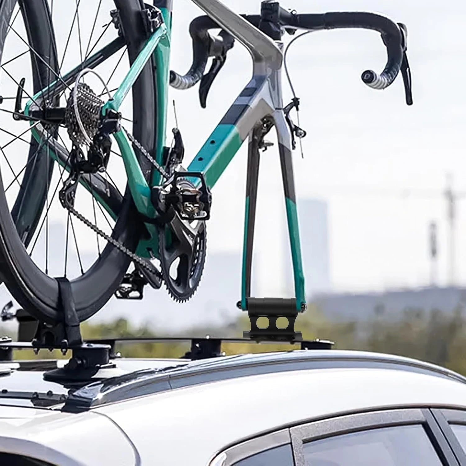 Support de blocage de fourche avant RideRace – Transport et rangement sécurisé pour vélo Bikeflow