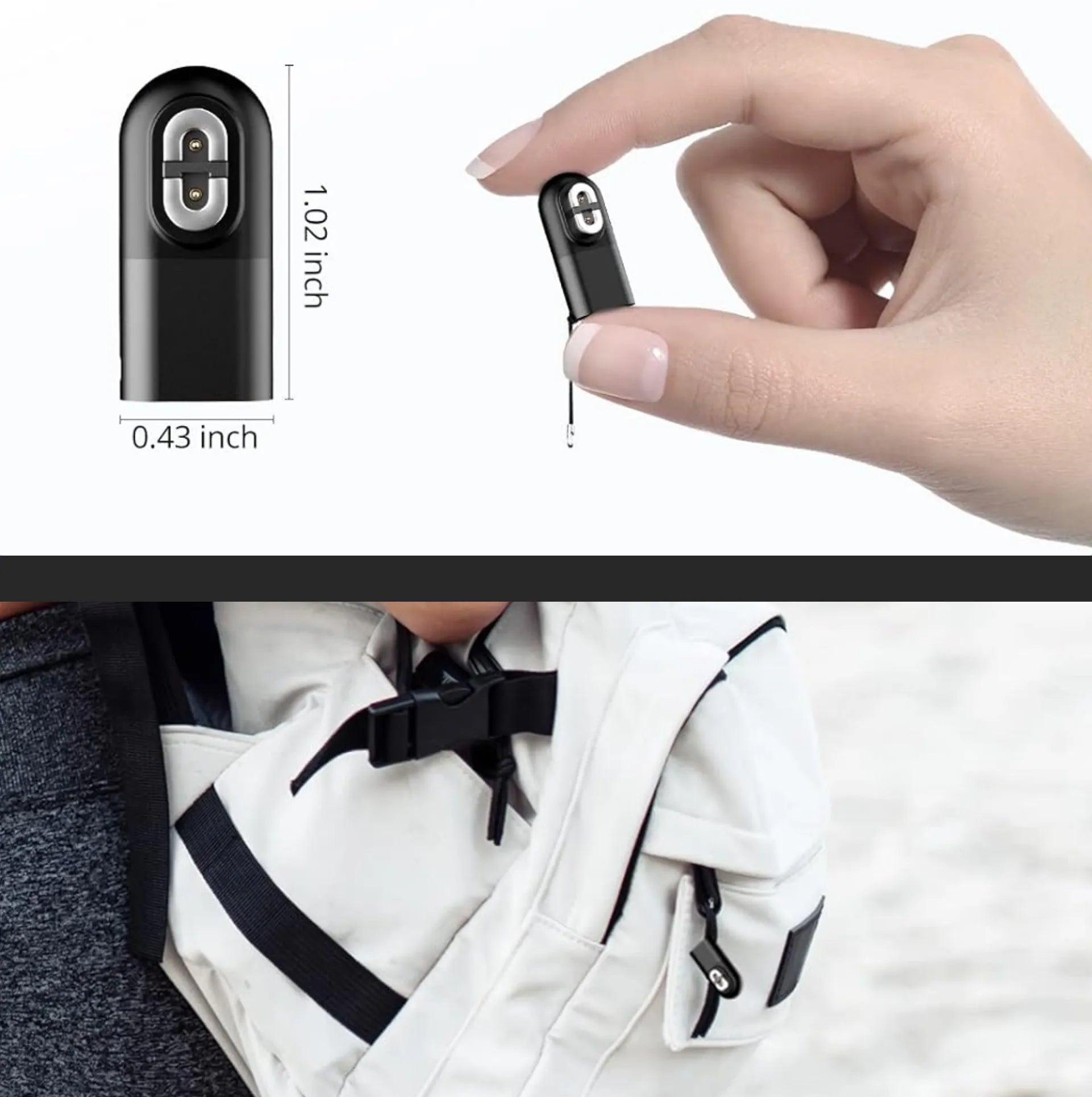 Adaptateur de charge magnétique USB-C pour casques Shokz / AfterShokz OpenRun, OpenRun Pro, OpenComm – vue 3
