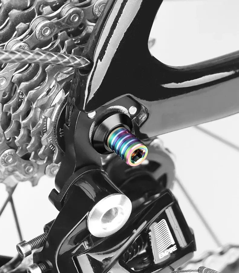 Axe de roue arrière à serrage rapide vélo – Alliage titane/aluminium, 130–135 mm – vue 5