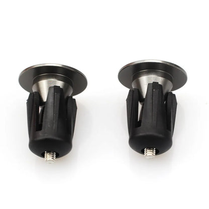 Bouchons de cintre vélo – 22 à 24 mm – Vis M4 – Gris – vue 5