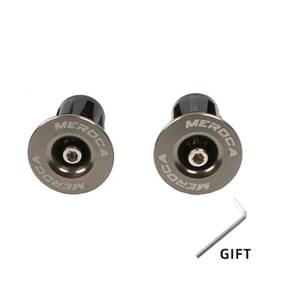 Bouchons de cintre vélo – 22 à 24 mm – Vis M4 – Gris – vue 8