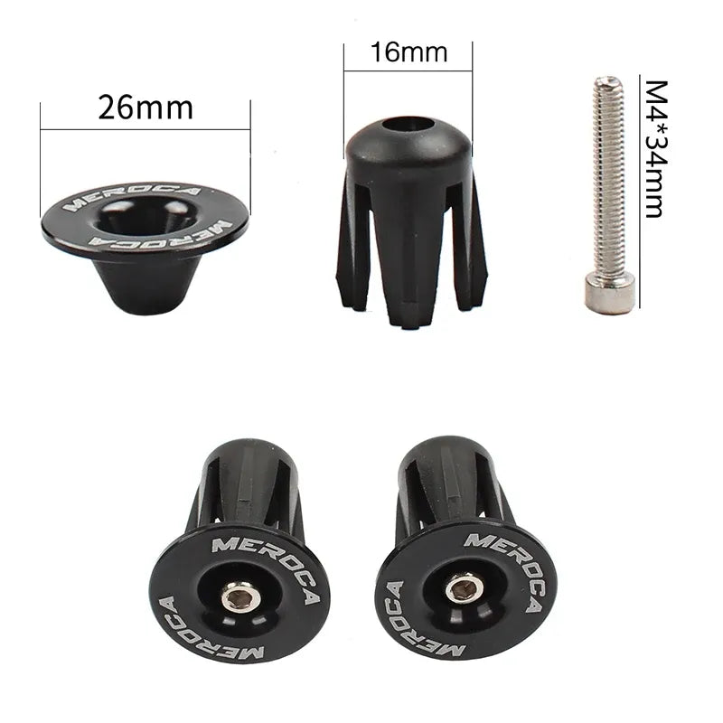 Bouchons de cintre vélo – 22 à 24 mm – Vis M4 – Multicolore – vue 3