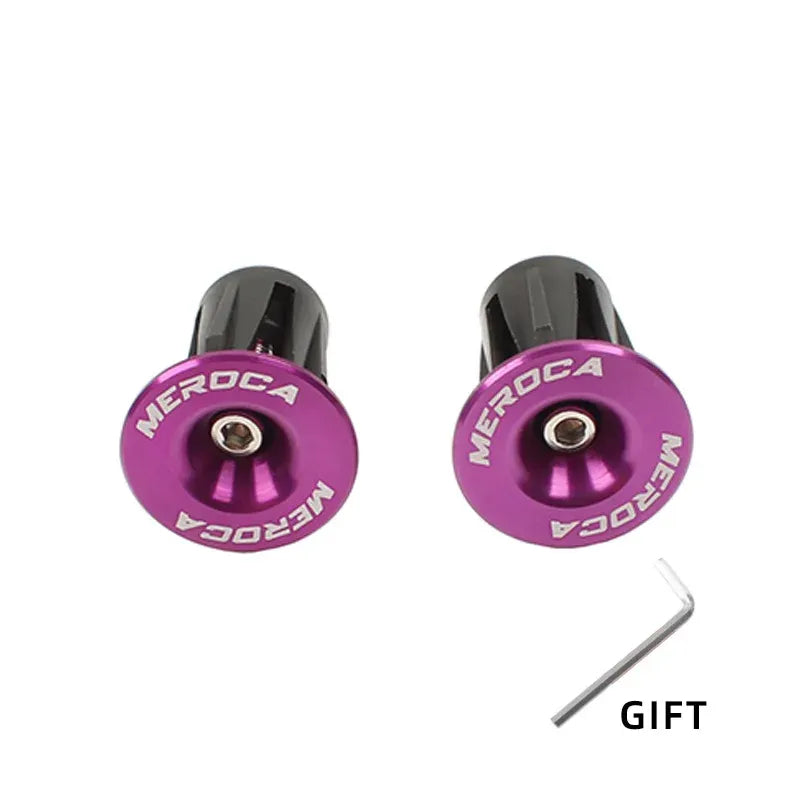 Bouchons de cintre vélo – 22 à 24 mm – Vis M4 – Violet – vue 5