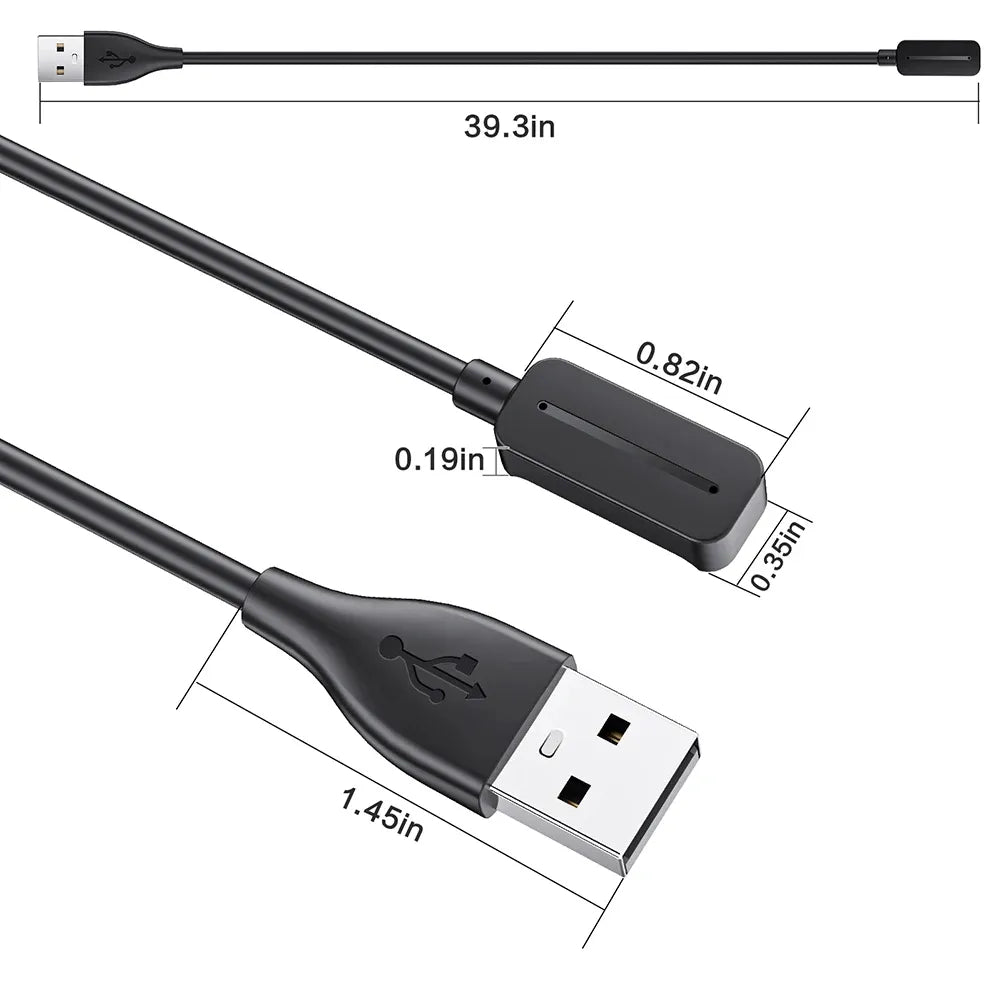 Câble de charge magnétique USB 1 m – Compatible Polar Pacer / Pacer Pro / Ignite 3 / Vantage V3 – vue 7