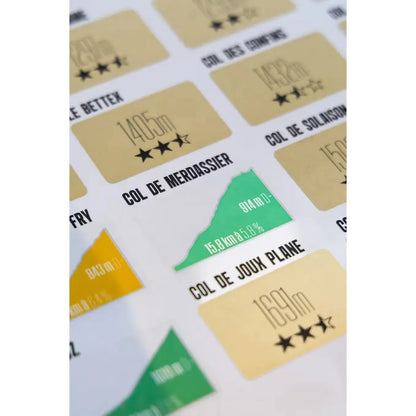 Carte des Cols à Gratter – Savoie challenge cyclisme – 48 ascensions à découvrir à vélo - MONSIEURBIKE