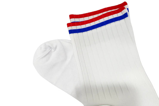 Chaussettes cyclistes France Bleu Blanc Rouge Whiteline – Taille 39-45