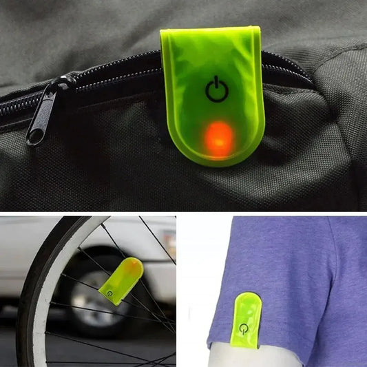 Clip lumineux LED réfléchissant magnétique - Sécurité running, marche et vélo