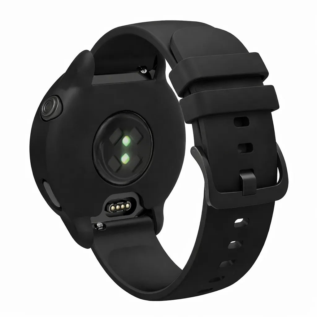 Coque de protection souple en silicone pour Garmin Vivoactive 6/Active 6 – Noir – vue 2