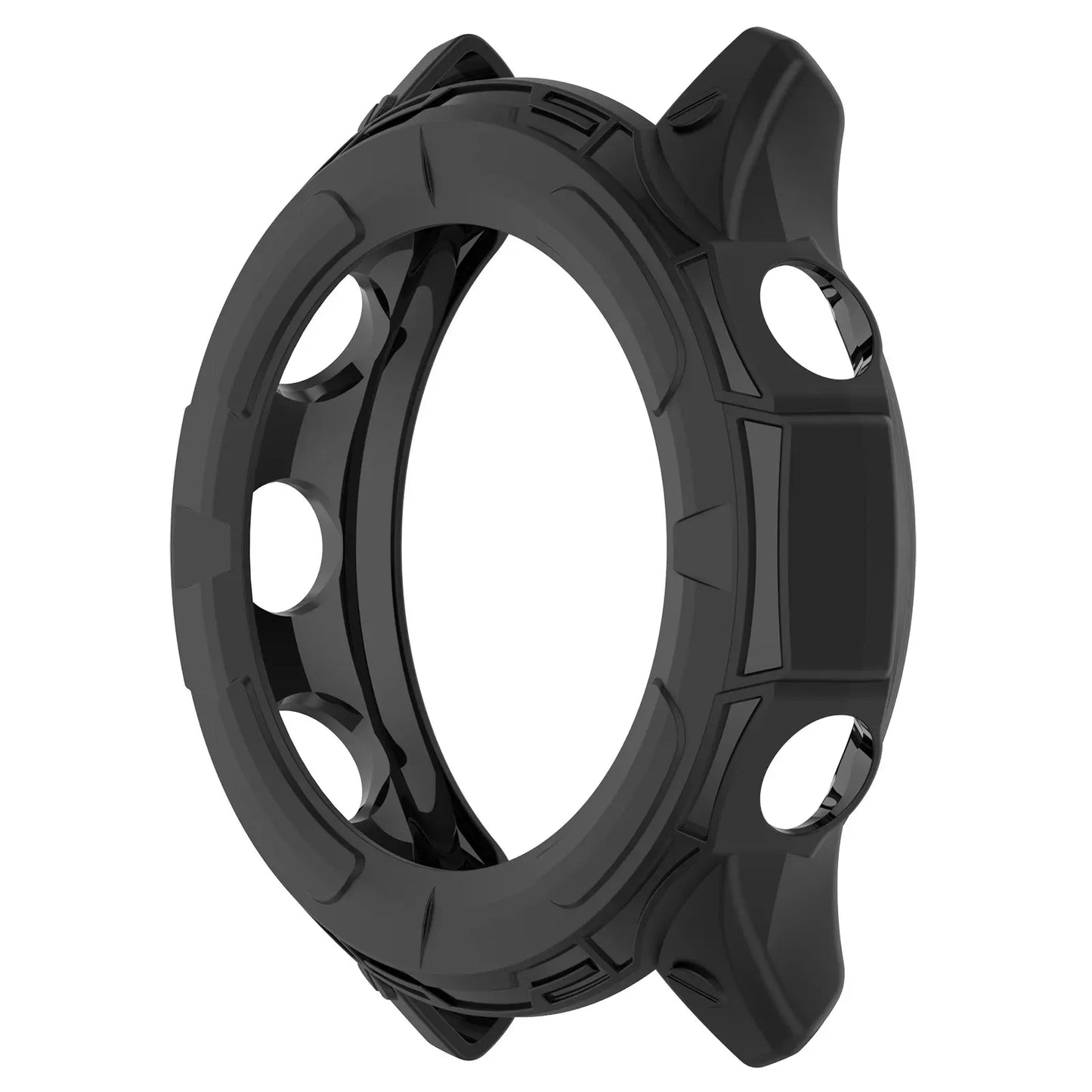 Coque de protection TPU pour Garmin Forerunner 255 – Noir (TPU souple) – vue 4