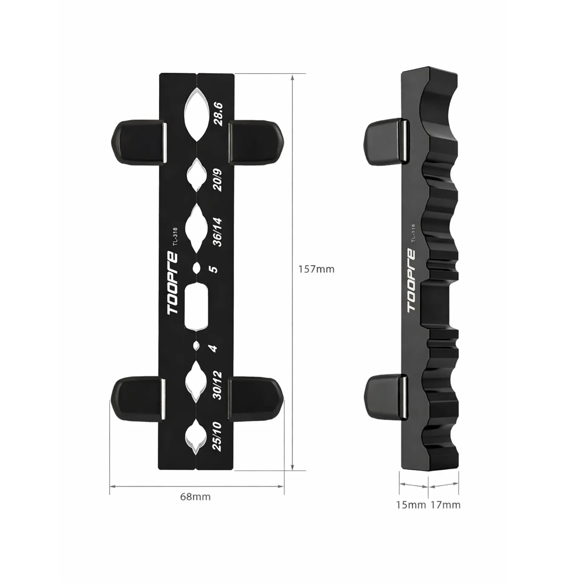 Étau de table universel vélo – Alliage d’aluminium CNC