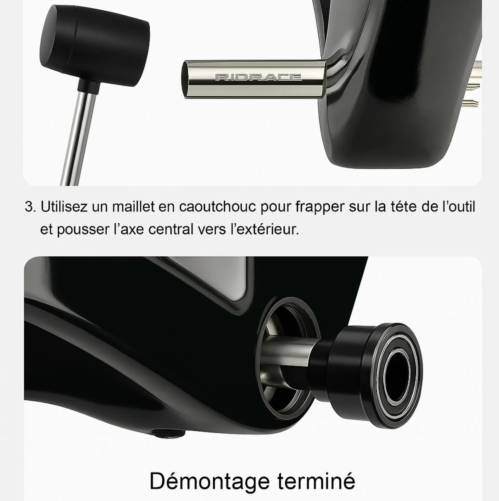 Extracteur de boîtier de pédalier press-fit – Compatible BB86, BB92, BB30, PF30 – vue 2