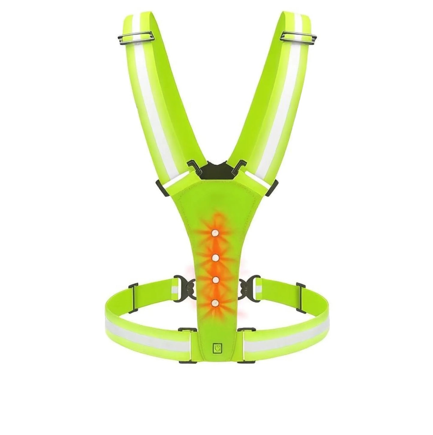 Gilet de sécurité LED haute visibilité – 360° réfléchissant – vue 2