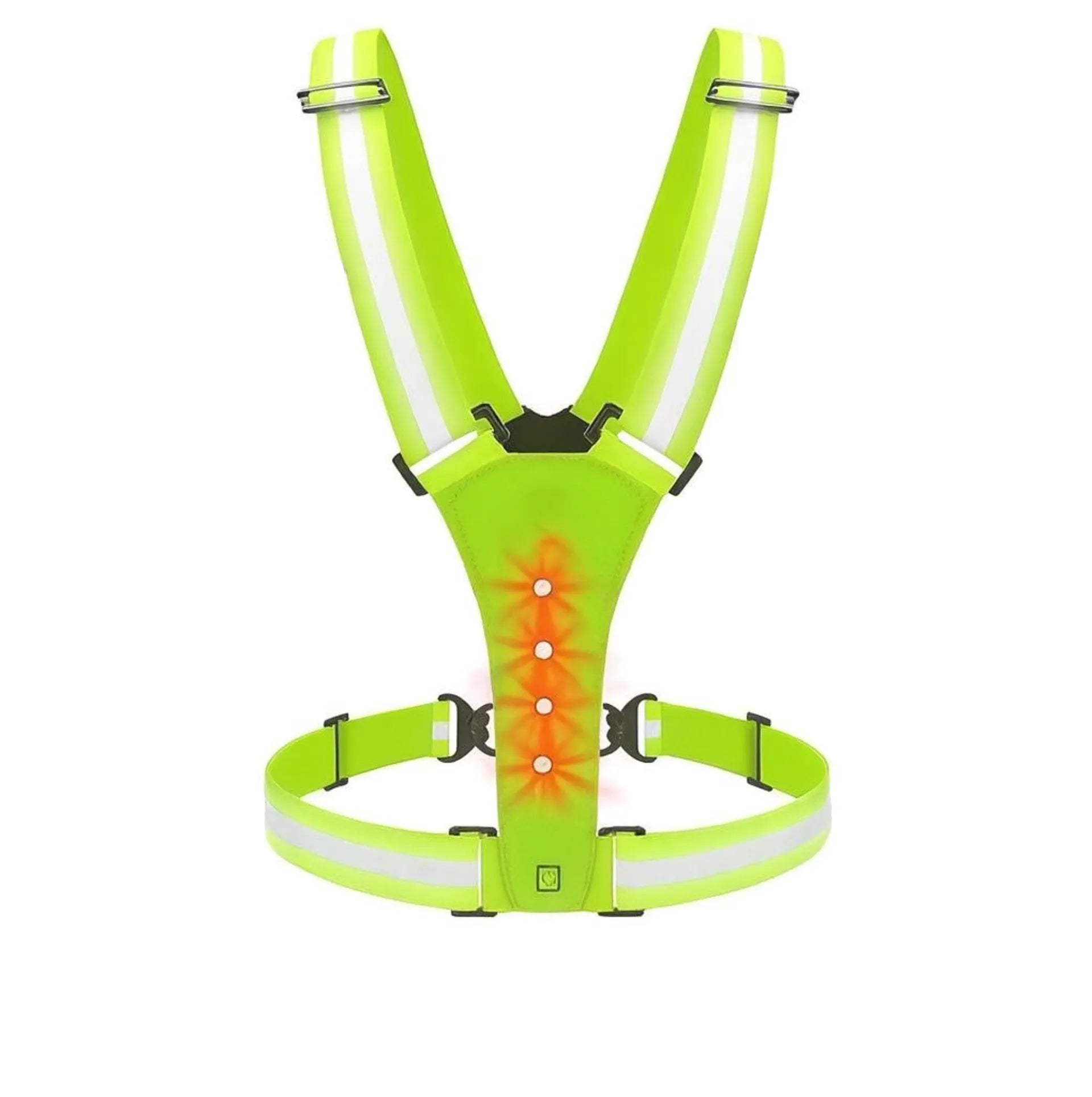 Gilet de sécurité LED haute visibilité – 360° réfléchissant – vue 2