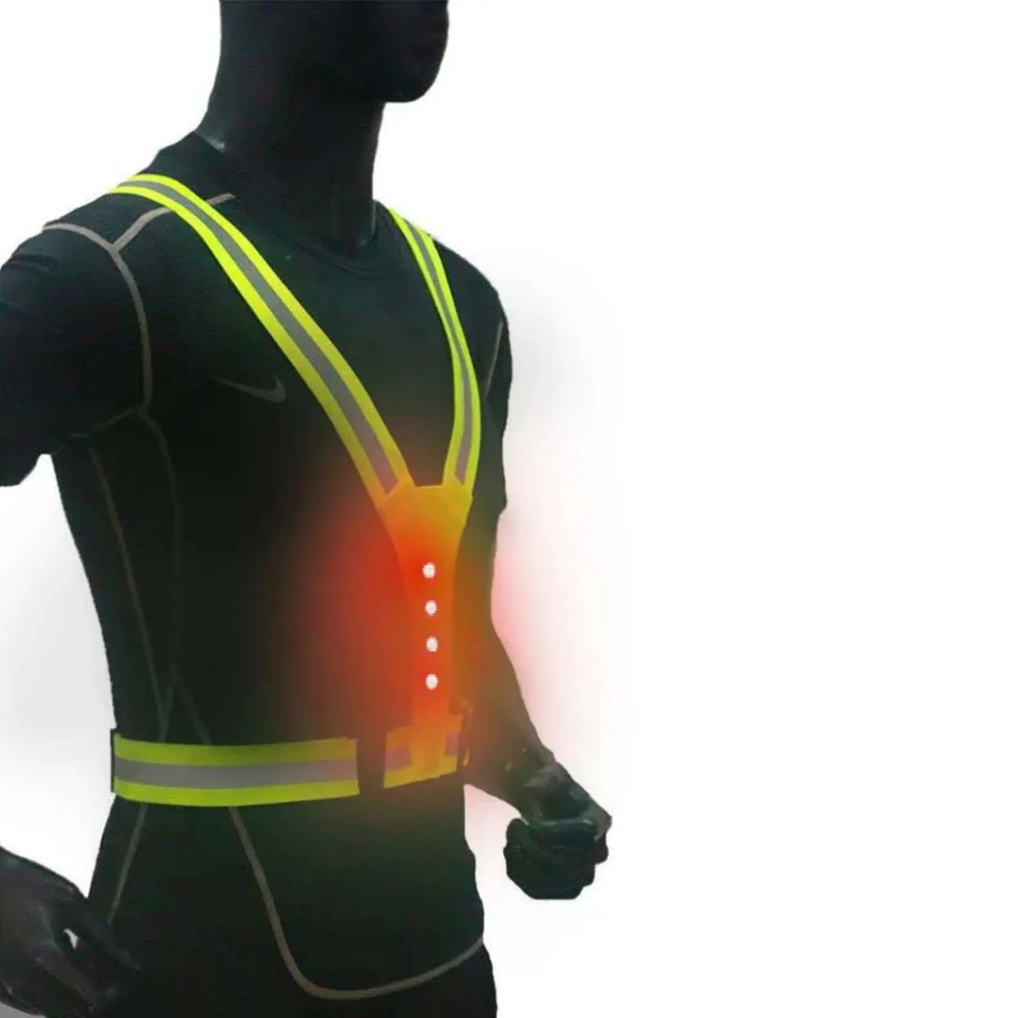 Gilet de sécurité LED haute visibilité – 360° réfléchissant – vue 4