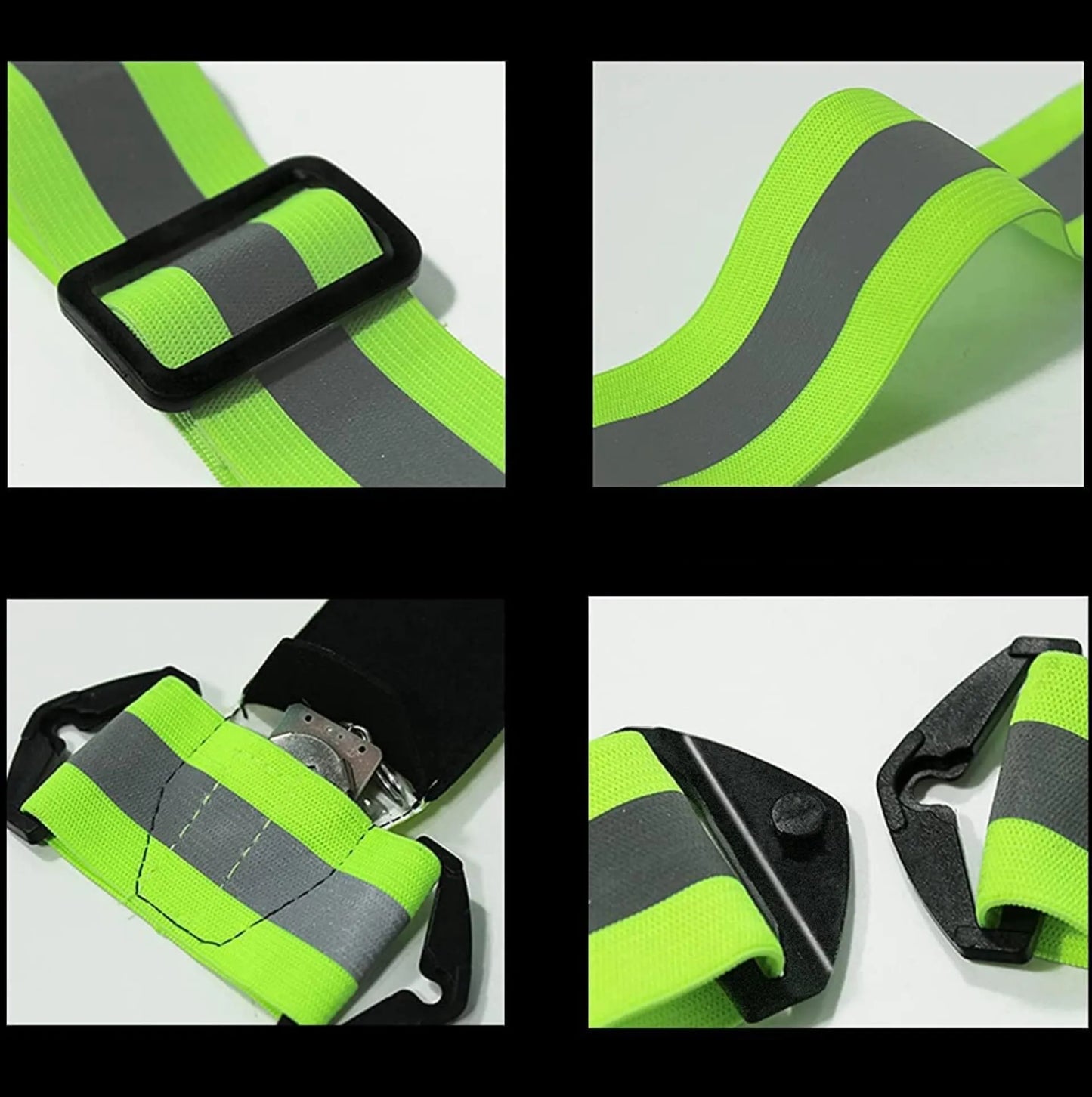 Gilet de sécurité LED haute visibilité – 360° réfléchissant – vue 5