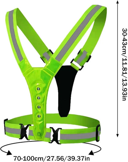Gilet de sécurité LED haute visibilité – 360° réfléchissant – vue 6