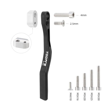 Guide-chaîne anti-déraillement route TOOPRE – Kit avec vis de fixation multi-tailles – vue 3