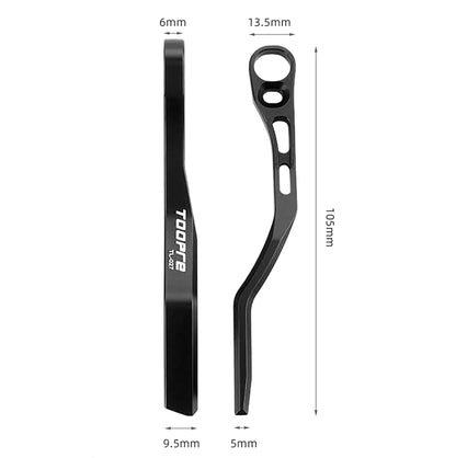 Guide-chaîne anti-déraillement route TOOPRE – Kit avec vis de fixation multi-tailles – vue 4