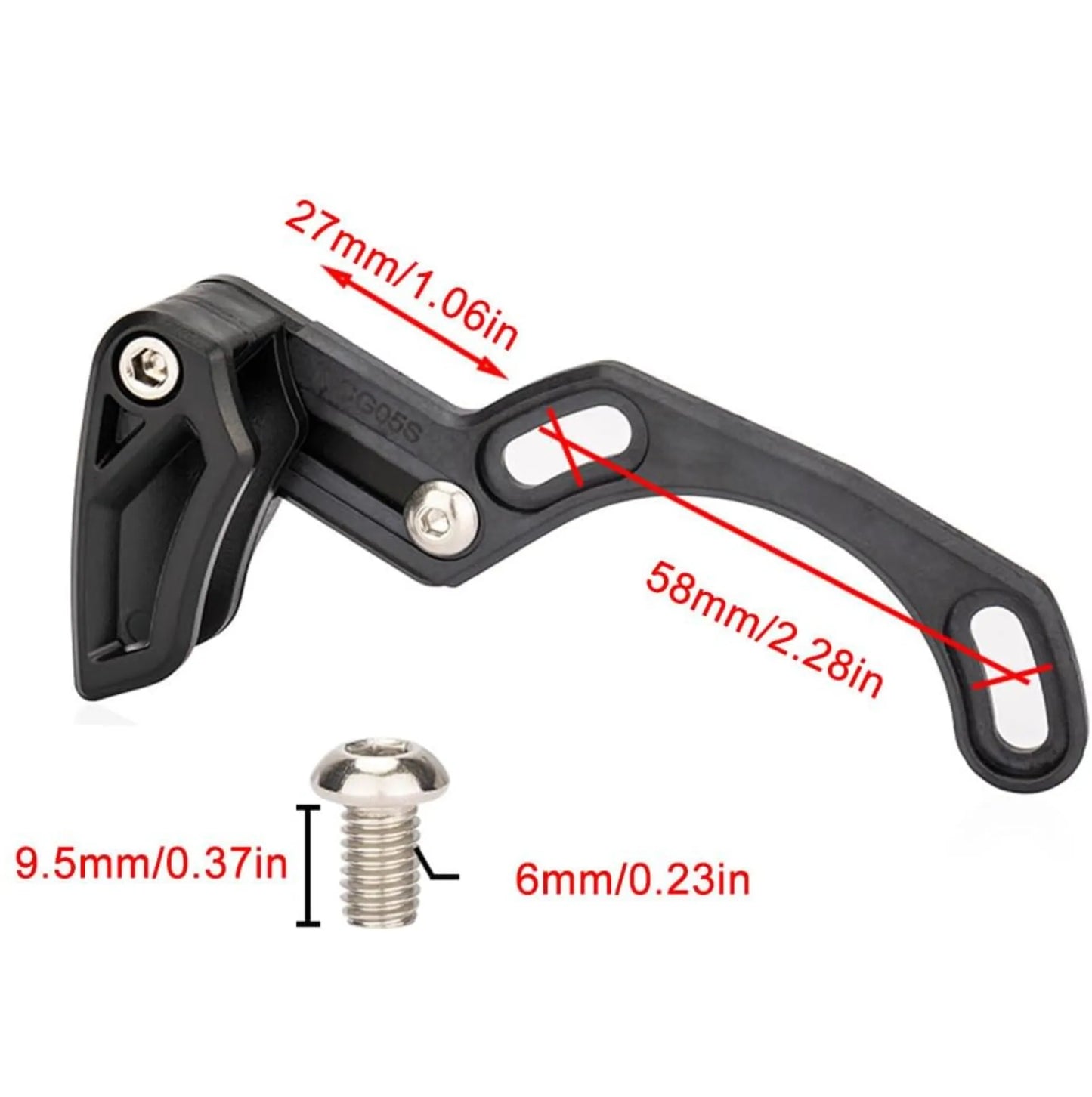 Guide-chaîne de vélo réglable Mono – Antidéraillement universel pour VTT, route et gravel – vue 5