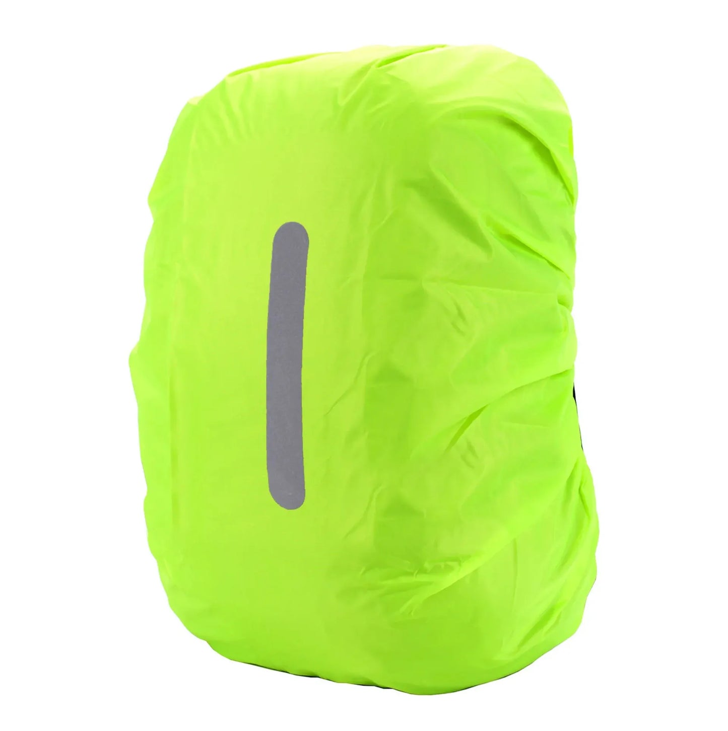 Housse de pluie pour sac à dos réfléchissante étanche jaune – vue 4