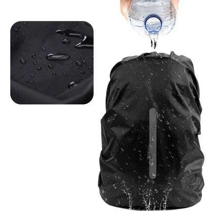 Housse de pluie pour sac à dos réfléchissante étanche – Protection pluie et sécurité nocturne – vue 3