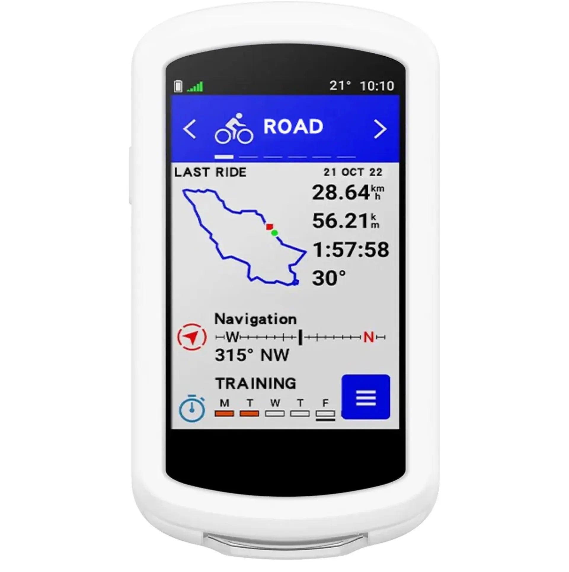 Housse de protection silicone pour Garmin Edge 1040/1030 – Blanc – vue 2