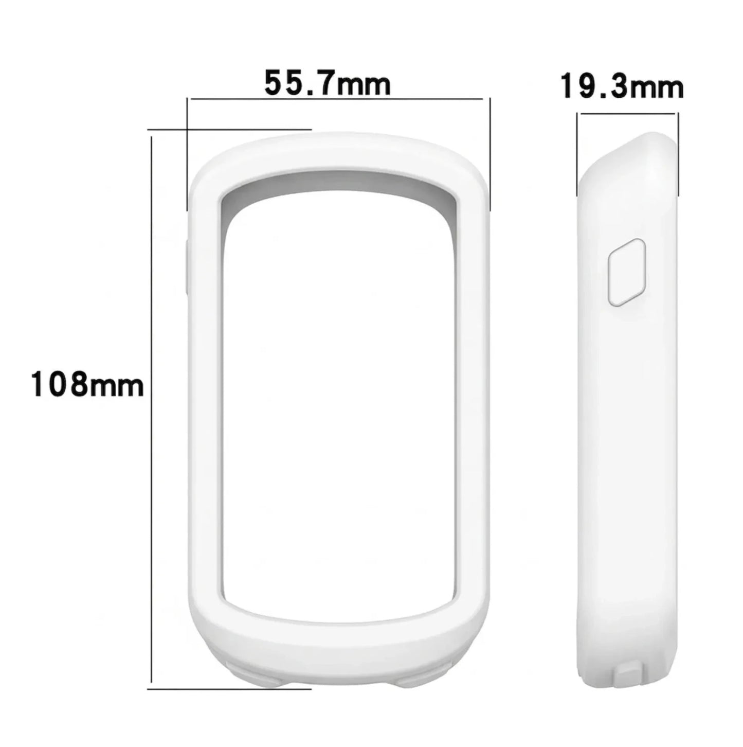 Housse de protection silicone pour Garmin Edge Explore 2 – Blanc – vue 3