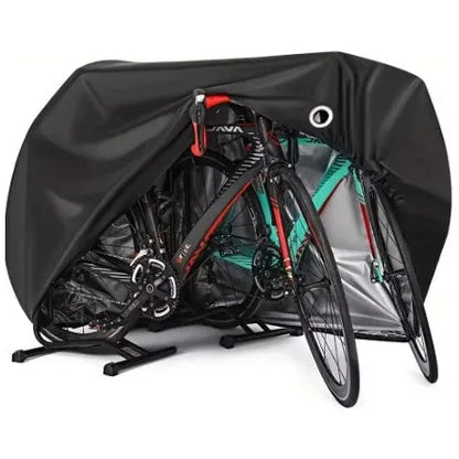 Housse de protection vélo extérieure 2 à 3 vélos – Imperméable Anti-UV Anti-poussière – Protection vélo contre pluie soleil vent – Avec trou antivol