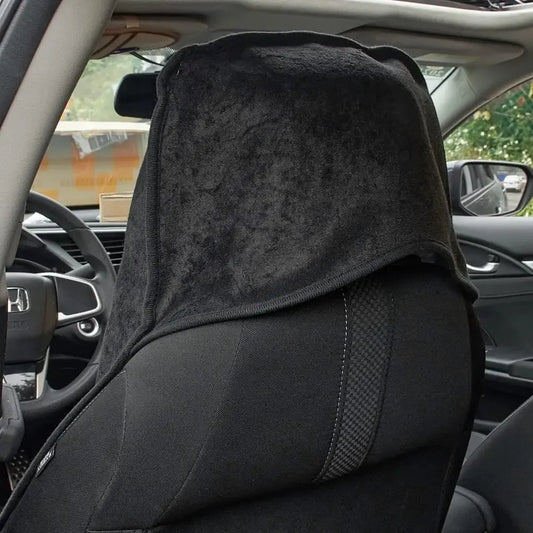 Lot de 2 housses de siège de voiture imperméables noires - Protection universelle