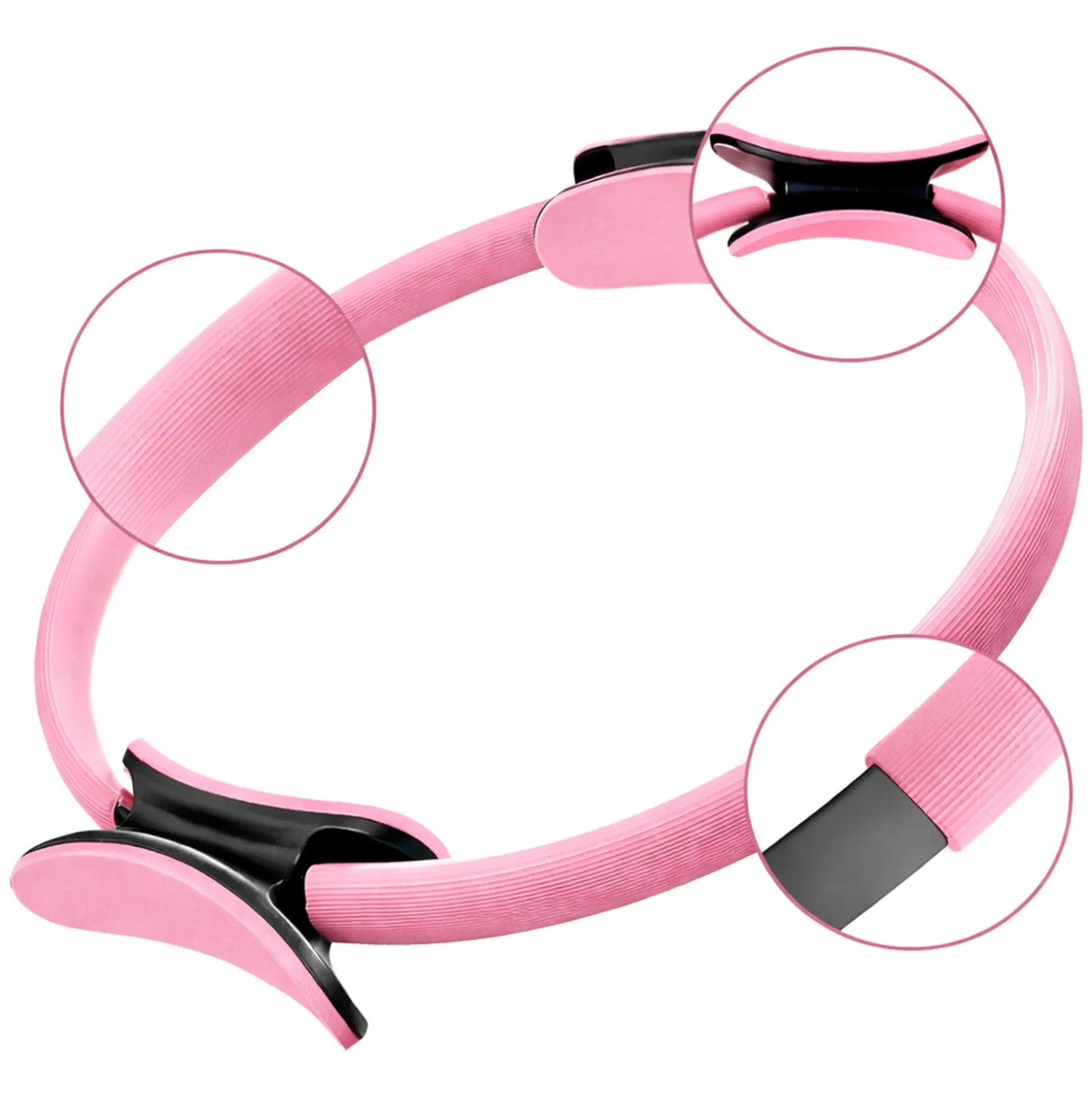 Kit complet Pilates/Fitness-Anneau, bandes élastiques, disques de glisse, mini balle et chaussettes yoga – vue 3
