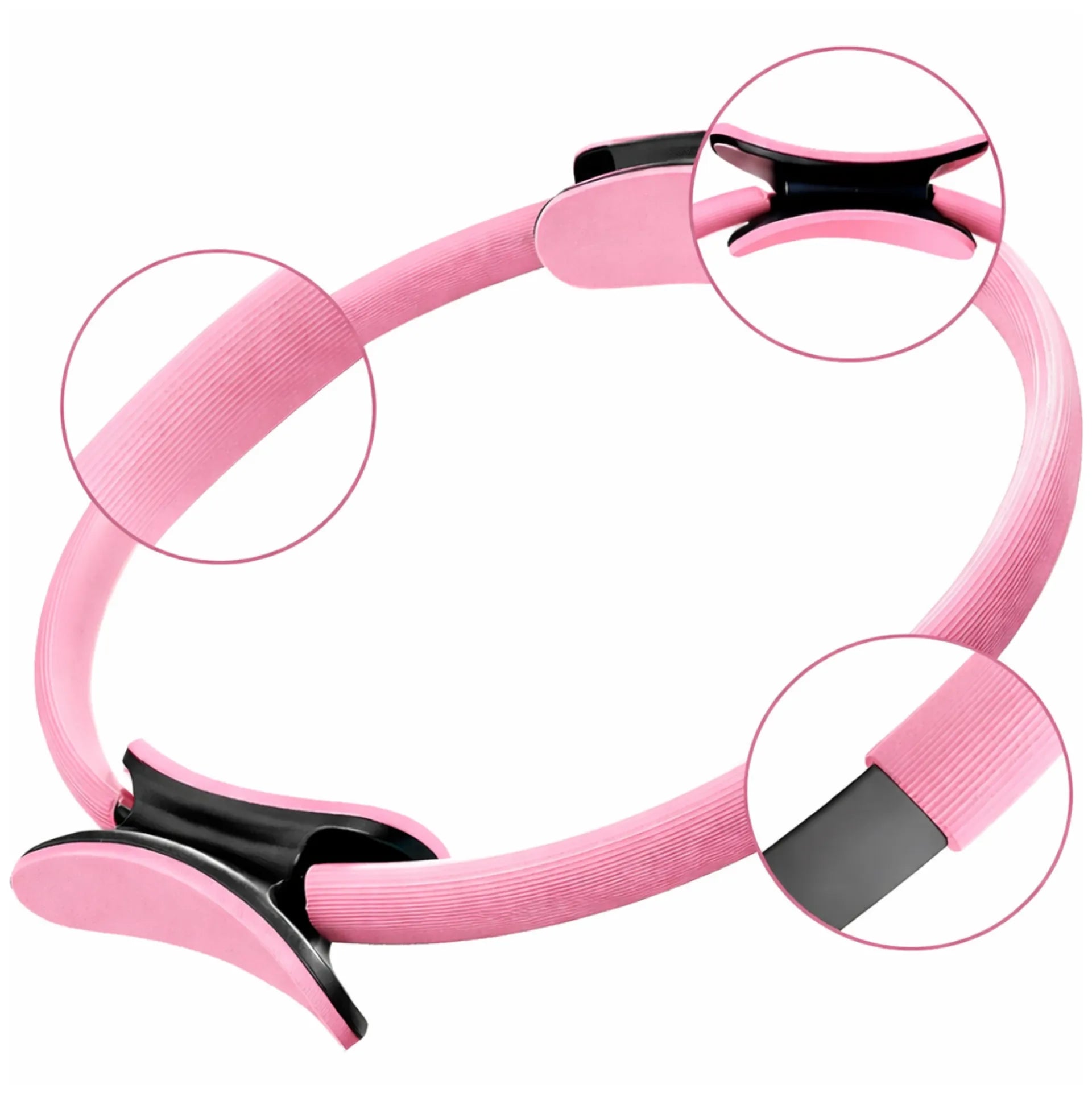 Kit complet Pilates/Fitness-Anneau, bandes élastiques, disques de glisse, mini balle et chaussettes yoga – vue 3