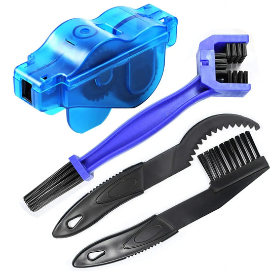 Kit de nettoyage chaîne vélo – Nettoyeur de chaîne + 3 brosses transmission