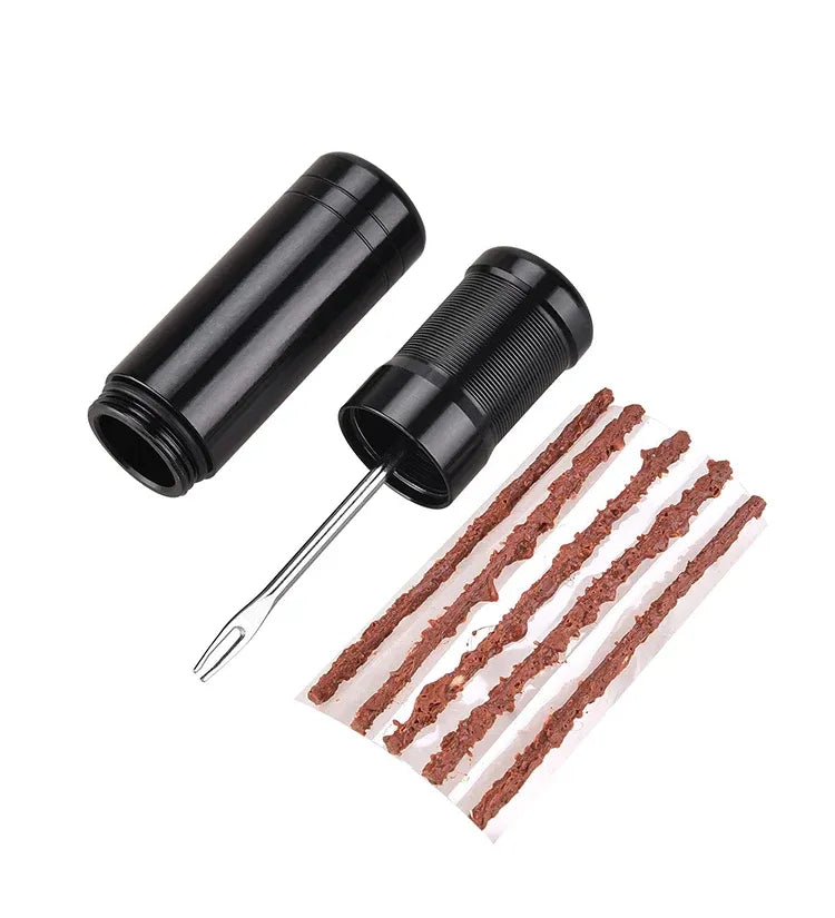 Kit de réparation crevaison tubeless vélo – Outil d’insertion + 5 mèches – vue 6