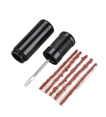 Kit de réparation crevaison tubeless vélo – Outil d’insertion + 5 mèches – vue 6