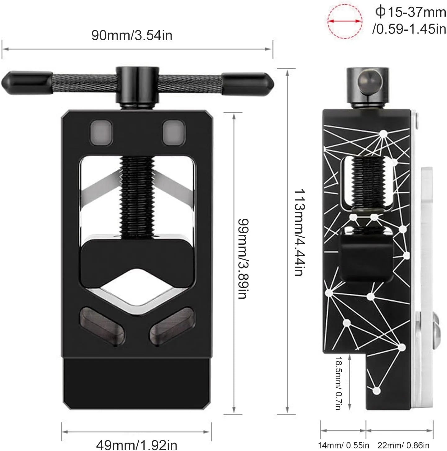 Kit outil de découpe de tubes vélo + scie à métaux TOOPRE TL-330/TL-216 – vue 5