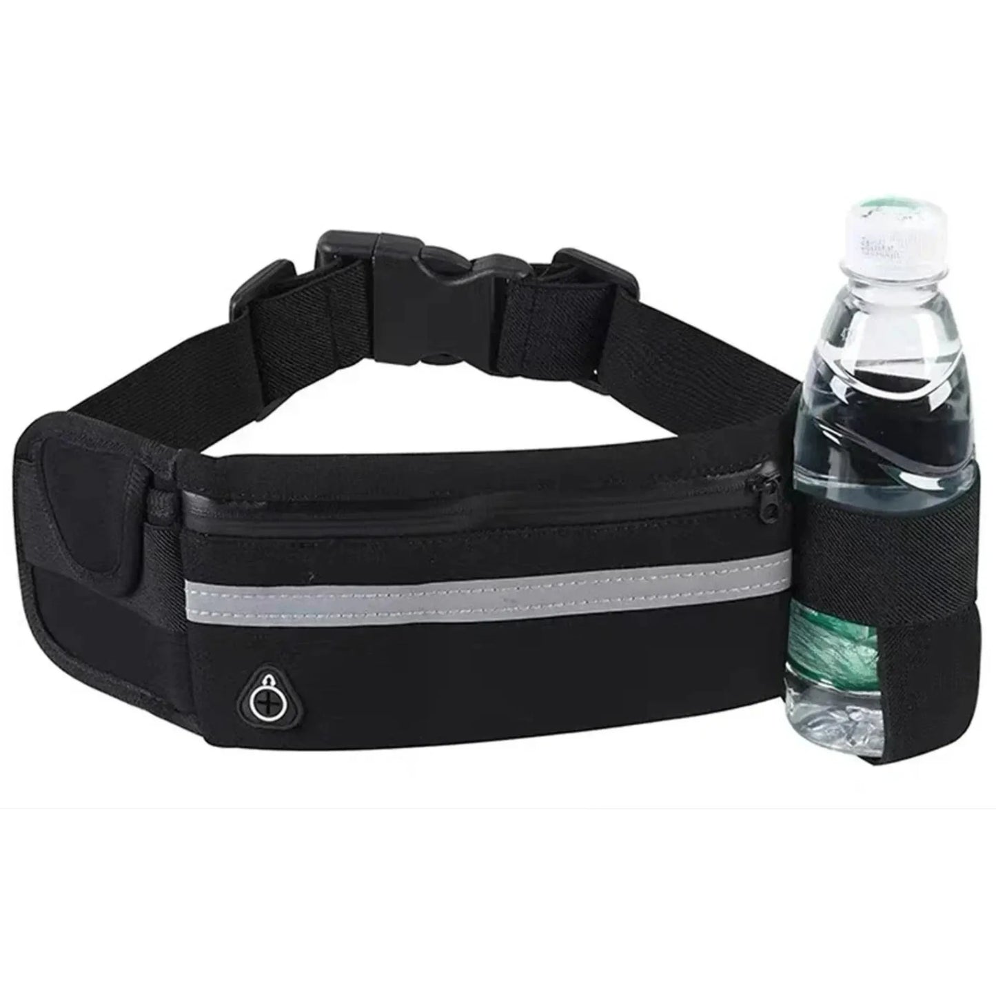 Laisse de taille mains libres pour chien en nylon – Ceinture de course avec sac et corde de traction – vue 3