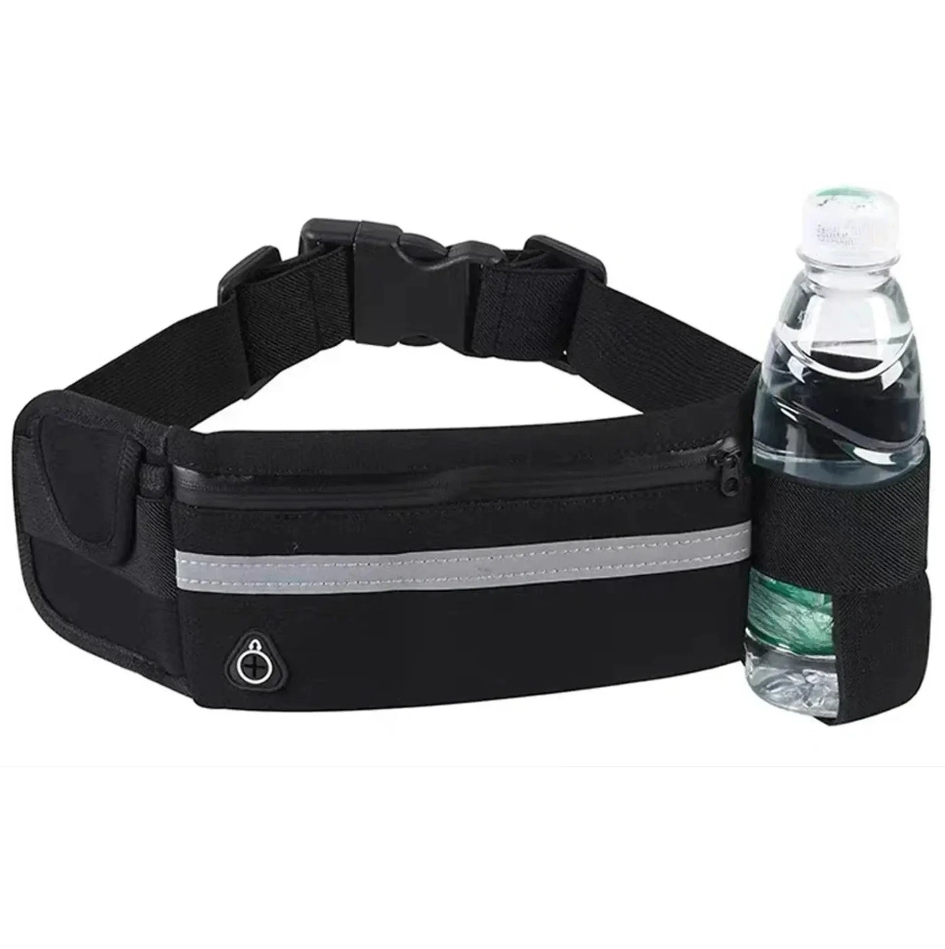 Laisse de taille mains libres pour chien en nylon – Ceinture de course avec sac et corde de traction – vue 3