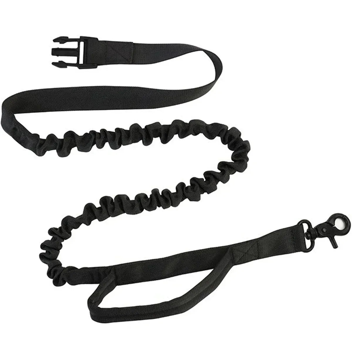 Laisse de taille mains libres pour chien en nylon – Ceinture de course avec sac et corde de traction – vue 6