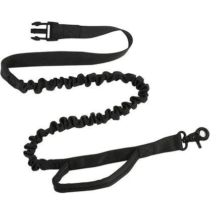 Laisse de taille mains libres pour chien en nylon – Ceinture de course avec sac et corde de traction – vue 6