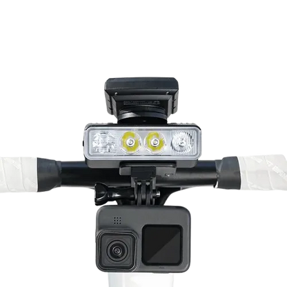 Lampe avant vélo haute puissance 1700 lumens angle ajustable - support compteur/éclairage - West Biking – vue 2