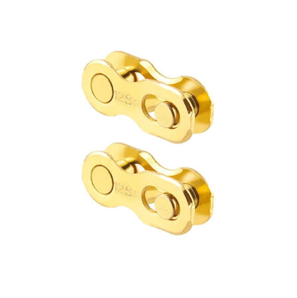 Lot de 2 attaches rapides chaîne vélo 12 vitesses – Magic Link Connector doré – vue 4