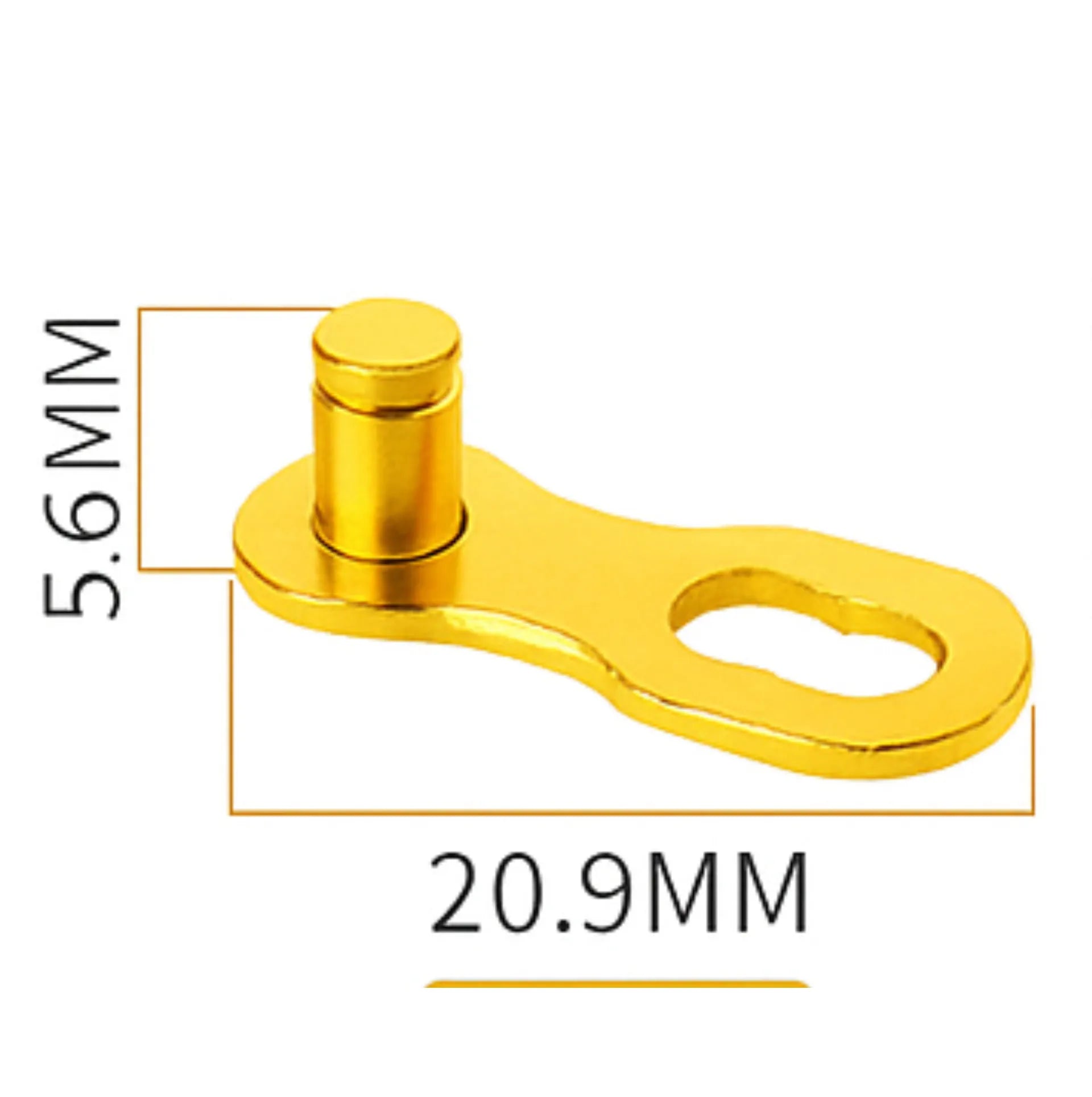 Lot de 2 attaches rapides chaîne vélo 12 vitesses – Magic Link Connector doré – vue 5