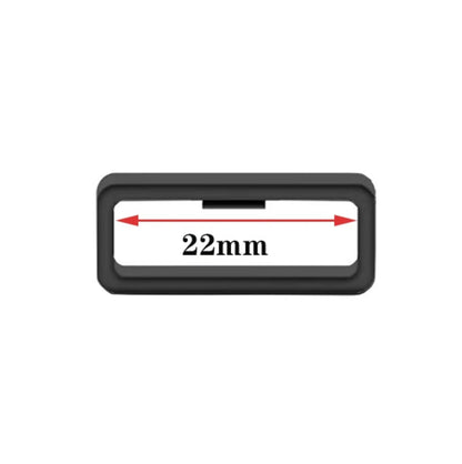 Lot de 2 boucles de maintien pour bracelet de montre – Anneaux de retenue en silicone – vue 5