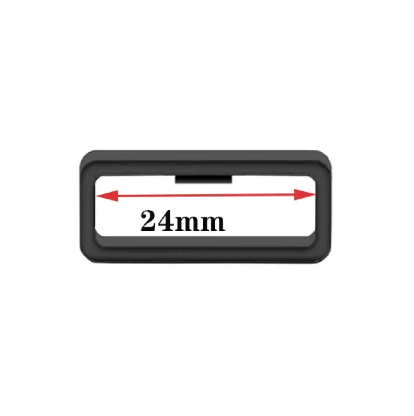Lot de 2 boucles de maintien pour bracelet de montre – Anneaux de retenue en silicone – vue 6
