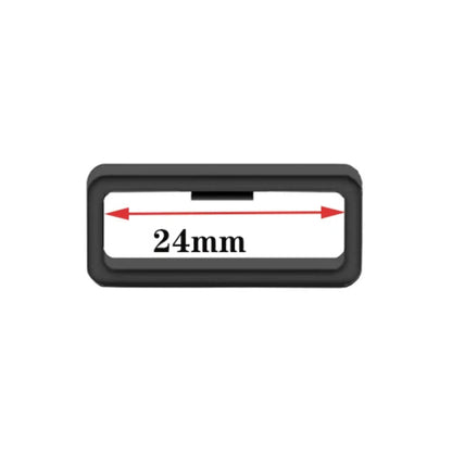Lot de 2 boucles de maintien pour bracelet de montre – Anneaux de retenue en silicone – vue 6