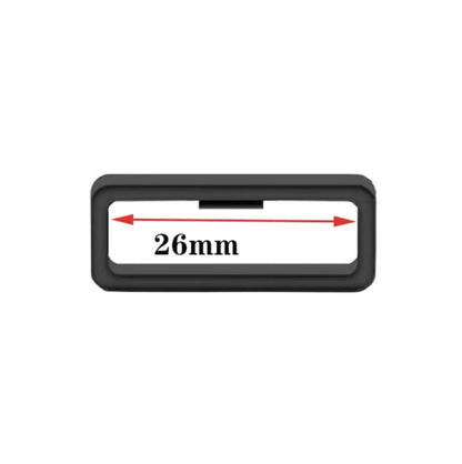 Lot de 2 boucles de maintien pour bracelet de montre – Anneaux de retenue en silicone – vue 7